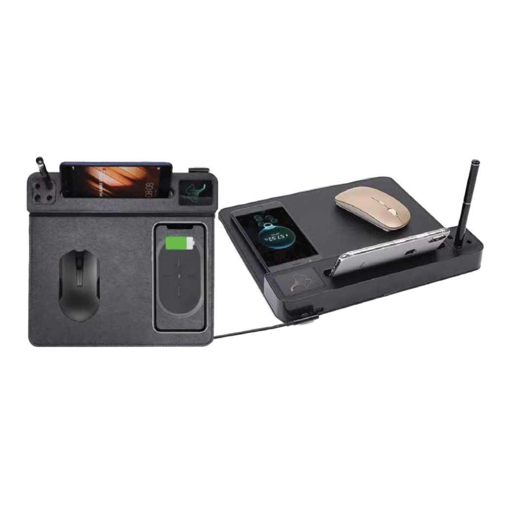 LIGHT-UP LOGO WIRELESS CHARGING MOUSE PAD