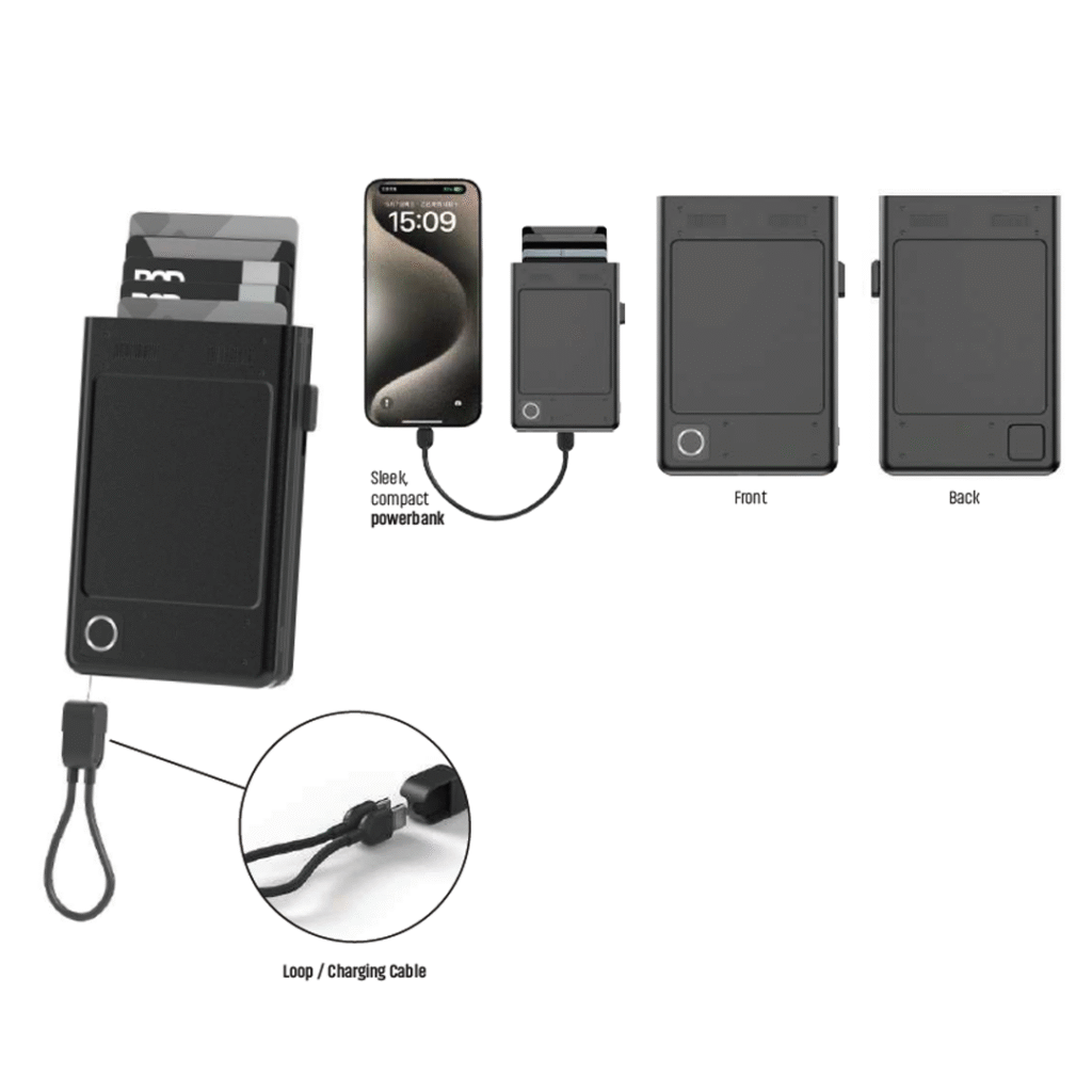POWERBANK AND CARD HOLDER