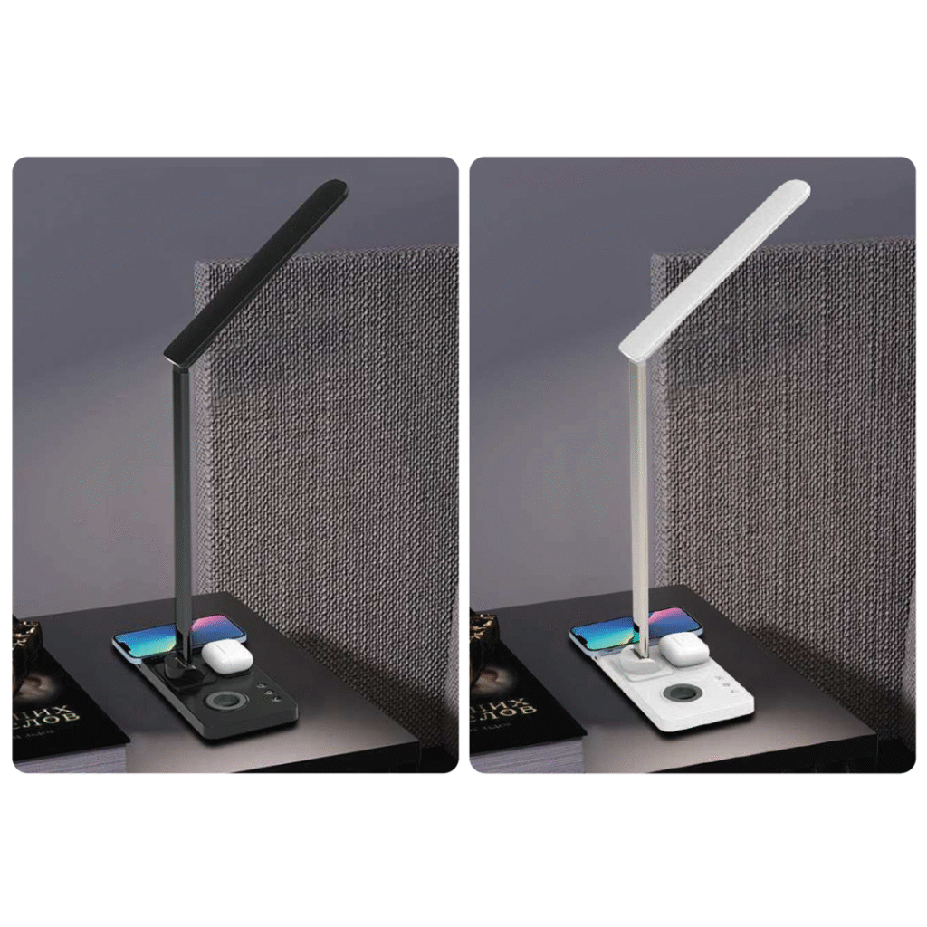 Dual Smart Light with 3-in-1 Wireless Chargers