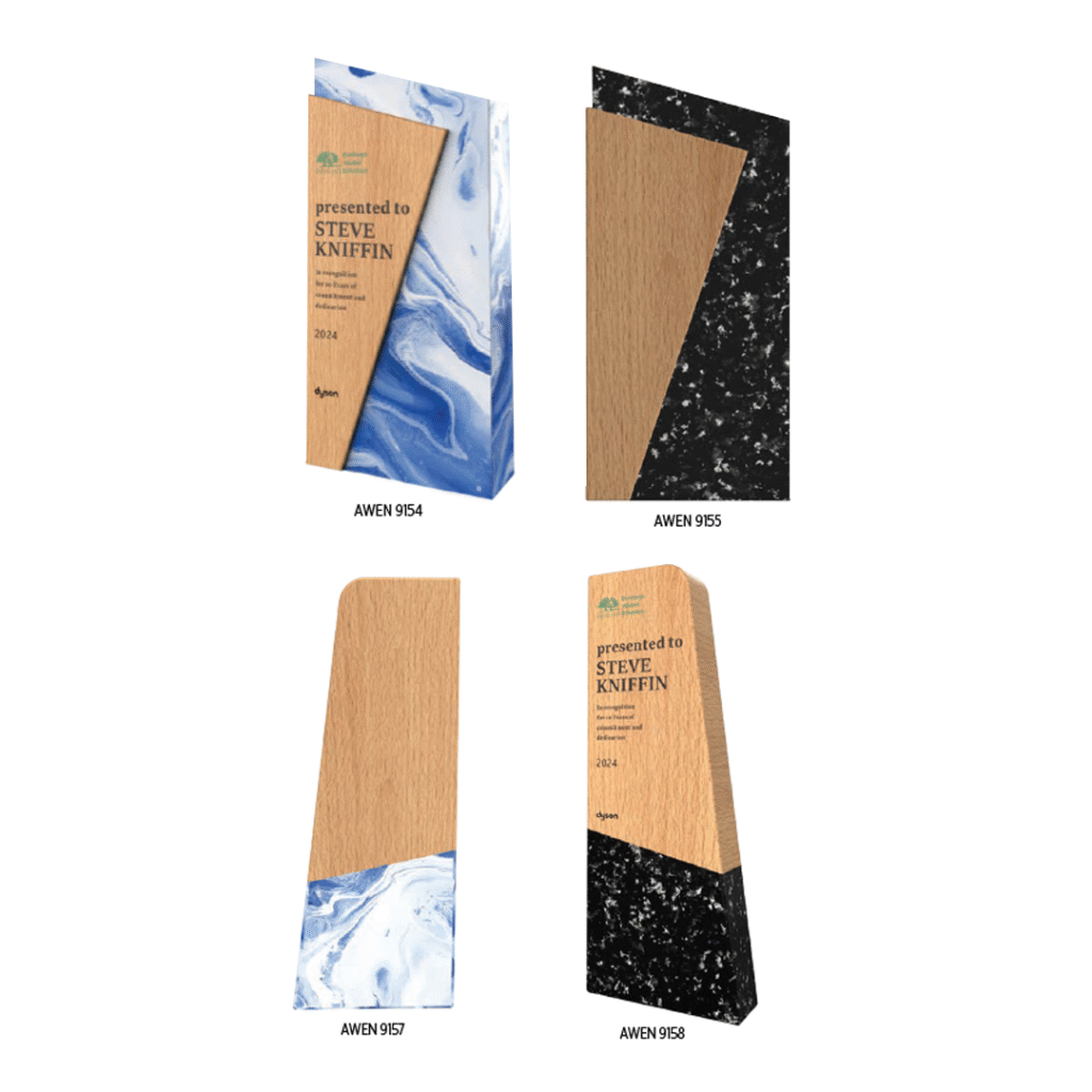 Limited edition sustainable trophy