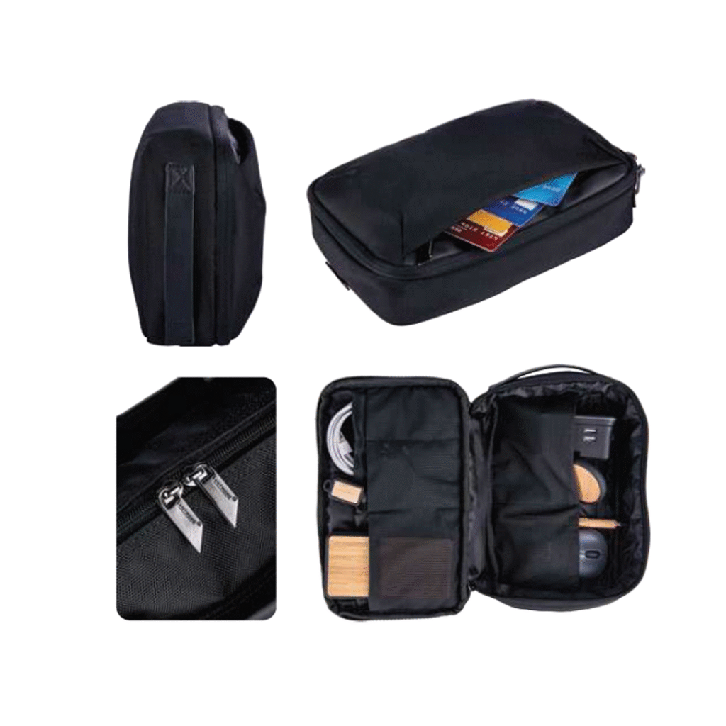 Premium electronics organizer pouch